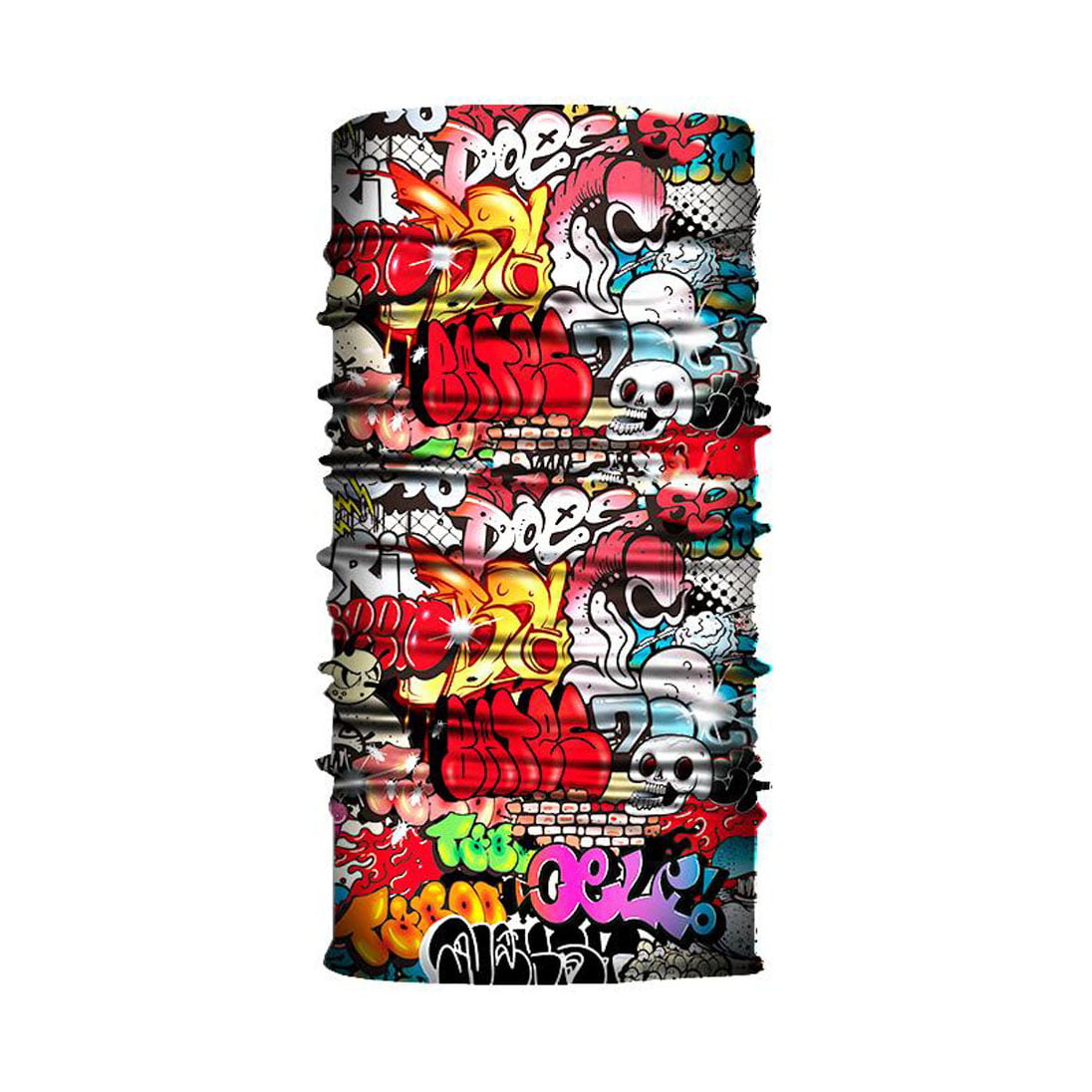 KNMASTER Knmaster Red Graffiti Buff Bandana Boyunluk Maske TÜRK MARKASI