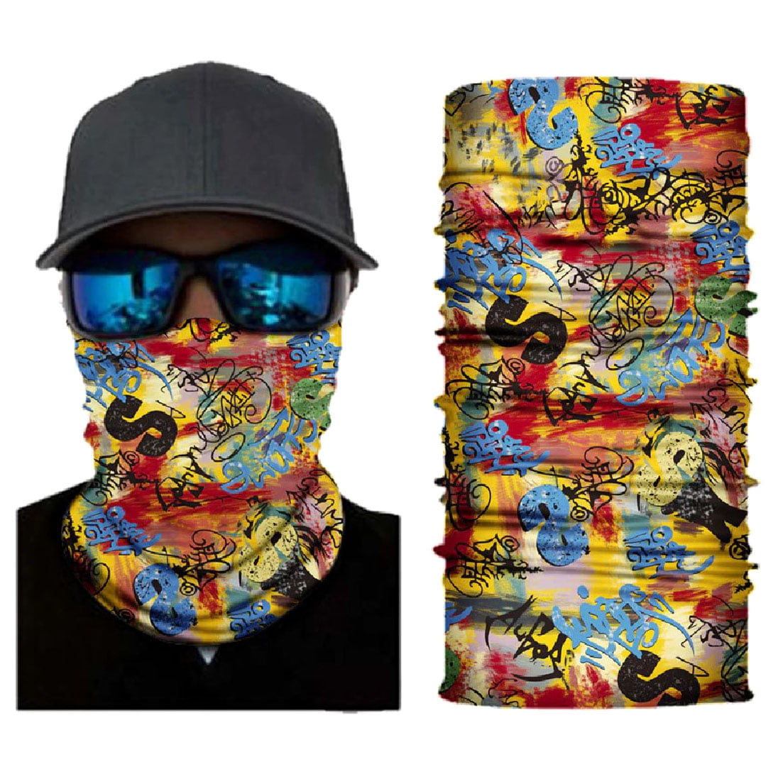 KNMASTER Knmaster Graffiti Buff Bandana Boyunluk Maske TÜRK MARKASI