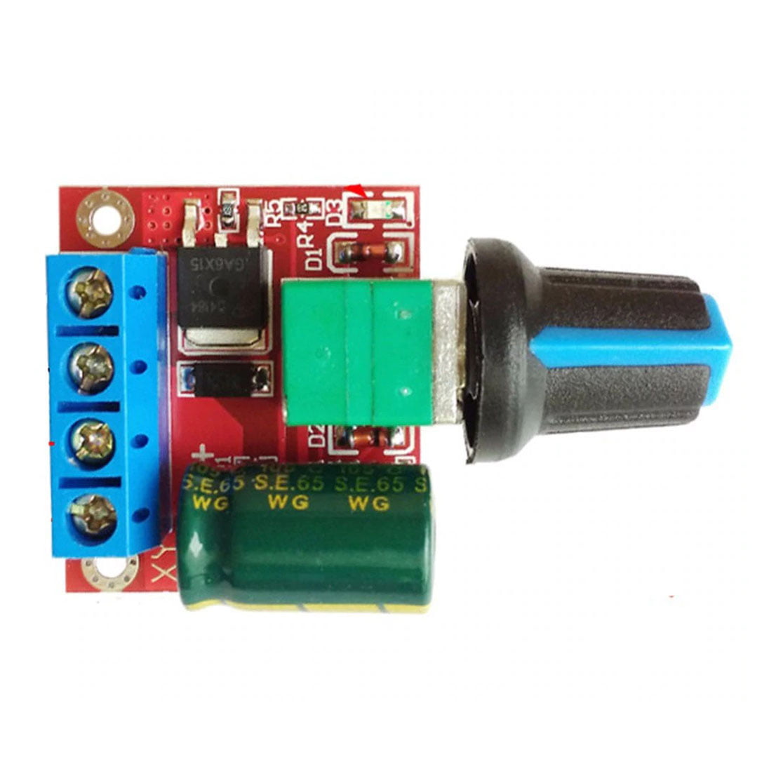 KNMASTER PWM DC (5v-35v) 5A Dimmer Hız Kontrol Devresi