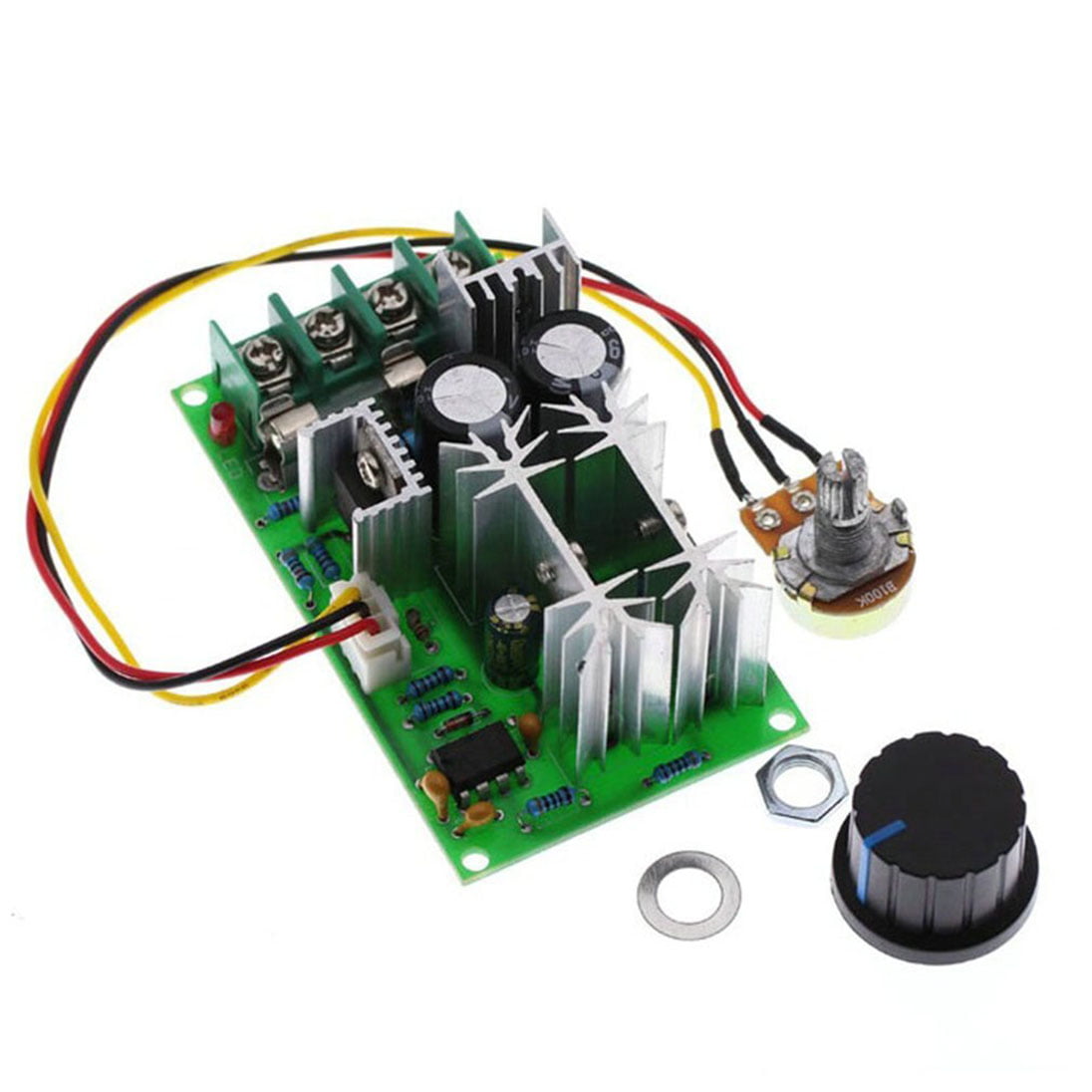 KNMASTER PWM DC (10V-60V) 20A Dimmer Hız Kontrol Devresi