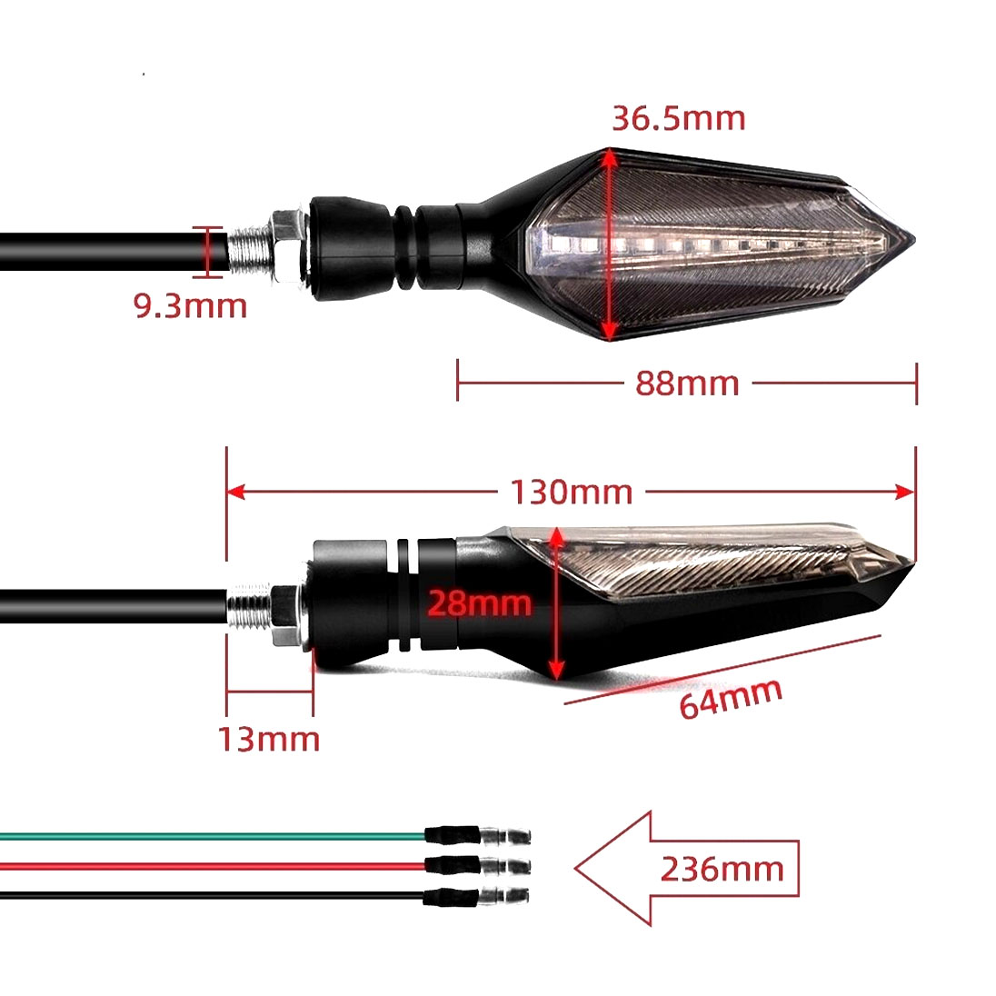 KNMASTER Knmaster KS-230 Sarı Sinyal Takımı