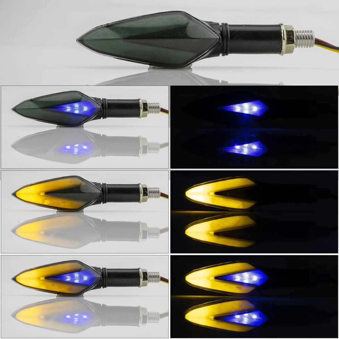 KNMASTER Knmaster MS-330 Sarı Mavi Sinyal Takımı
