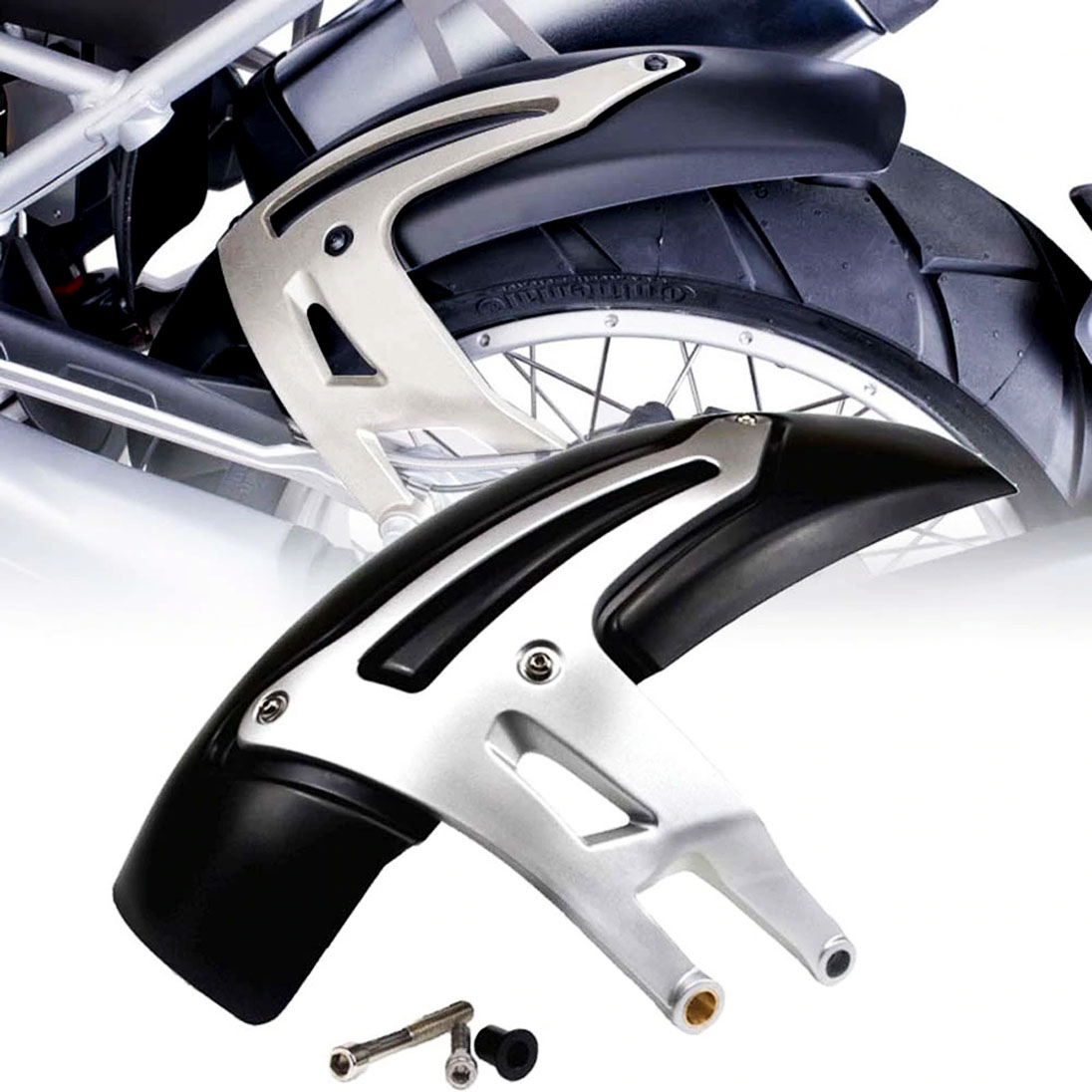 KNMASTER Bmw R 1200 GS Uyumlu Arka Çamurluk Gri