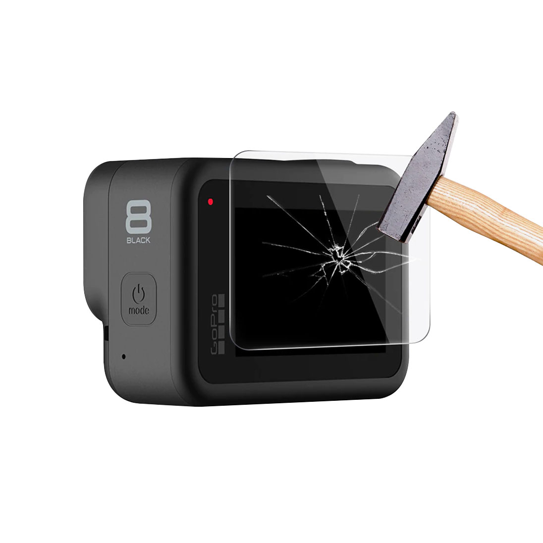 KNMASTER GoPro Hero 8 Uyumlu Ekran ve Lens Koruyucu Film