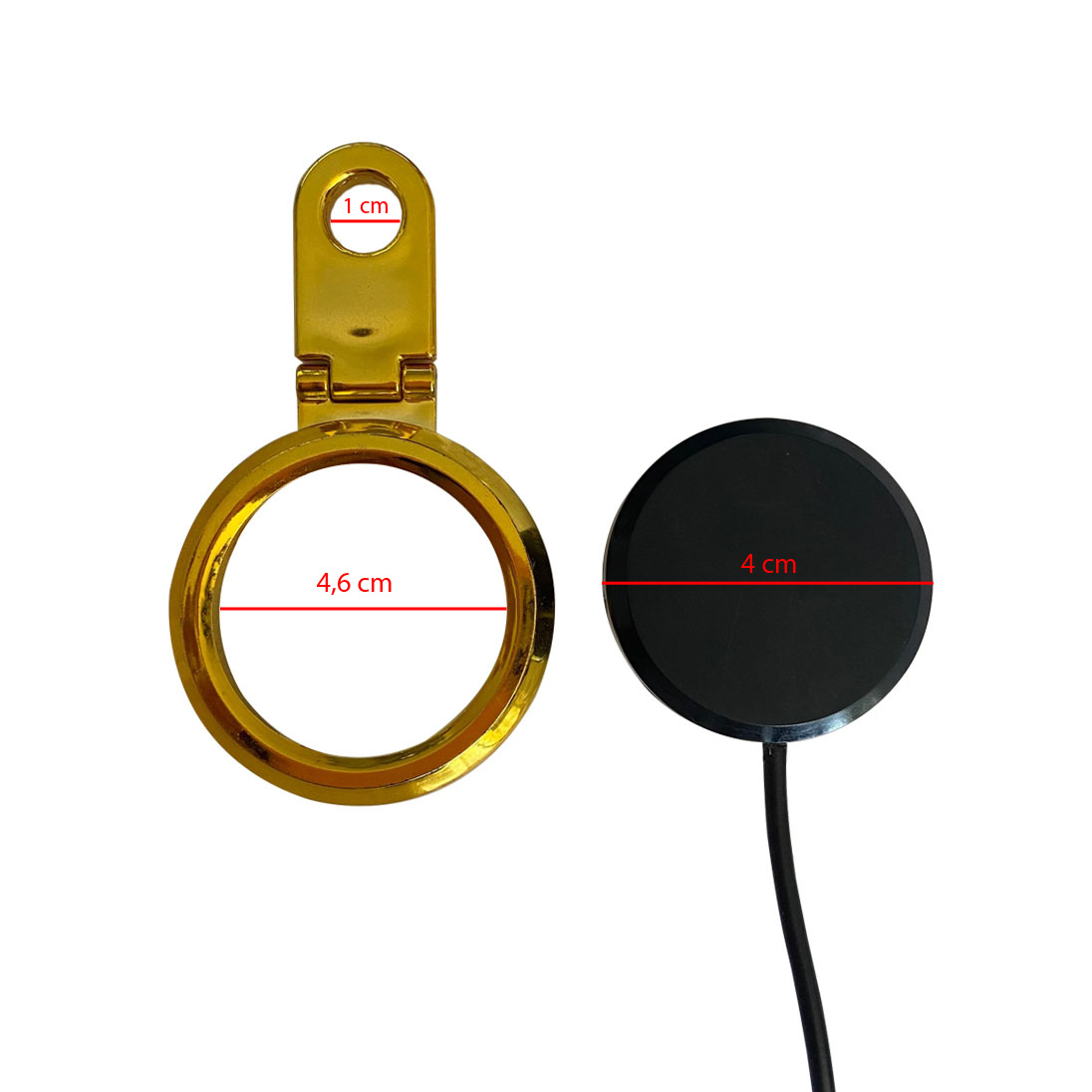 Rizoma Dijital Voltmetre Kırmızı Led Yuvarlak Model