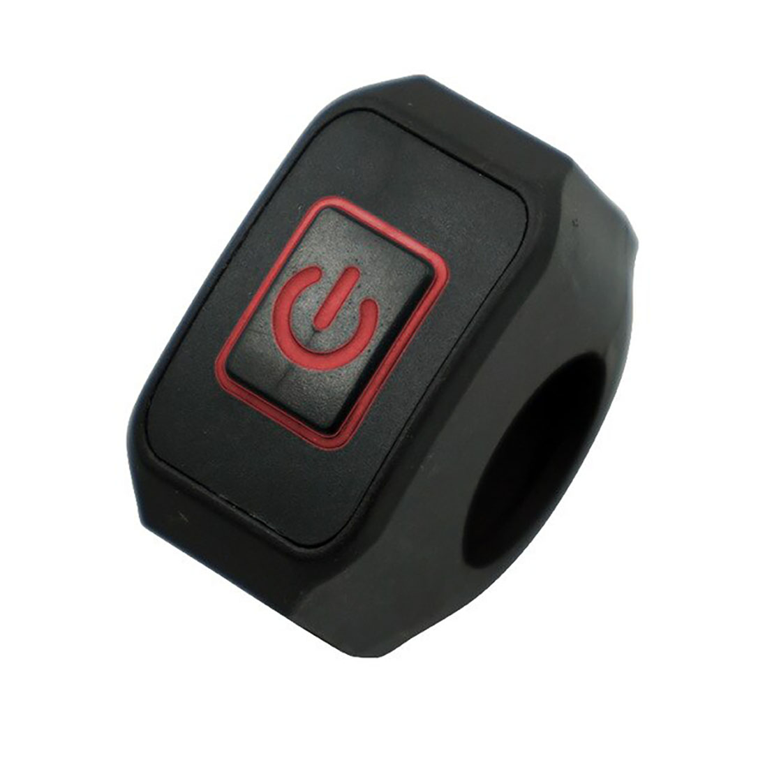 KNMASTER Knmaster Gidon Bağlantılı Motosiklet Aç Kapa Butonu Kırmızı Led