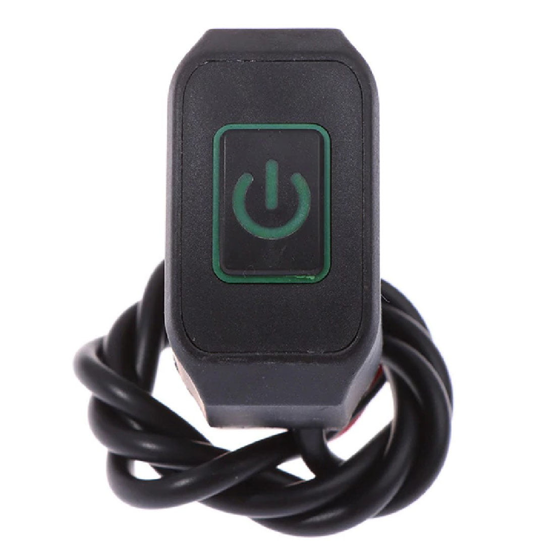 KNMASTER Knmaster Gidon Bağlantılı Motosiklet Aç Kapa Butonu Yeşil Led