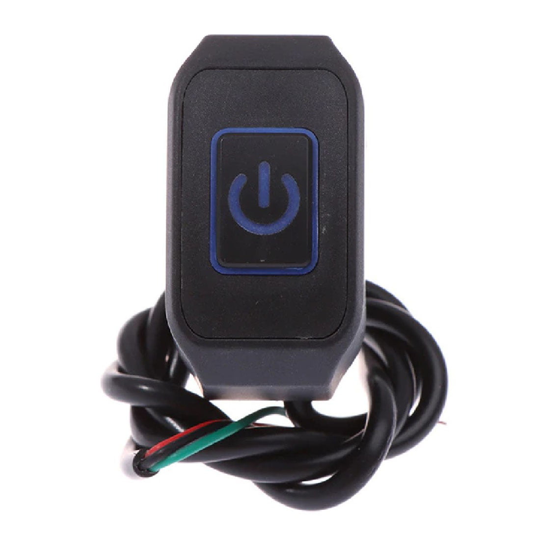 KNMASTER Knmaster Gidon Bağlantılı Motosiklet Aç Kapa Butonu Mavi Led