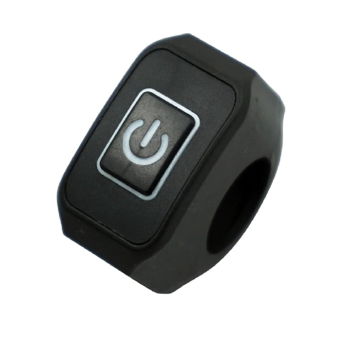 KNMASTER Knmaster Gidon Bağlantılı Motosiklet Aç Kapa Butonu Beyaz Led