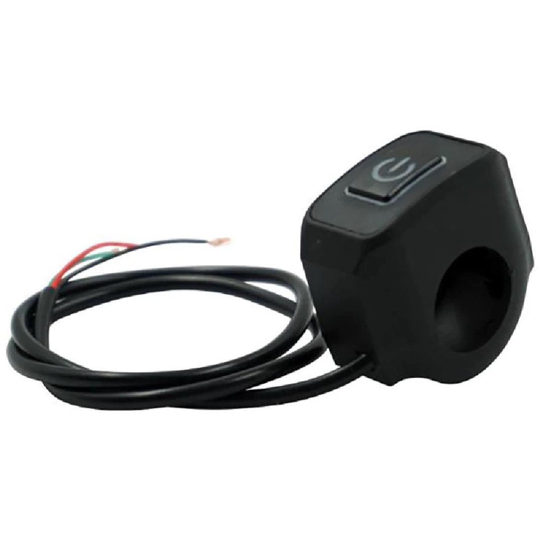 KNMASTER Knmaster Gidon Bağlantılı Motosiklet Aç Kapa Butonu Beyaz Led