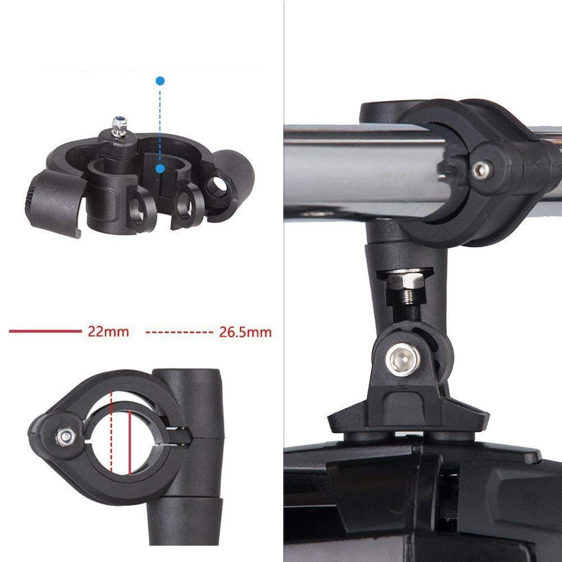 KNMASTER Knmaster Bmw Motosiklet Led Sis Farı İçin Koruma Demiri Montaj Ayağı