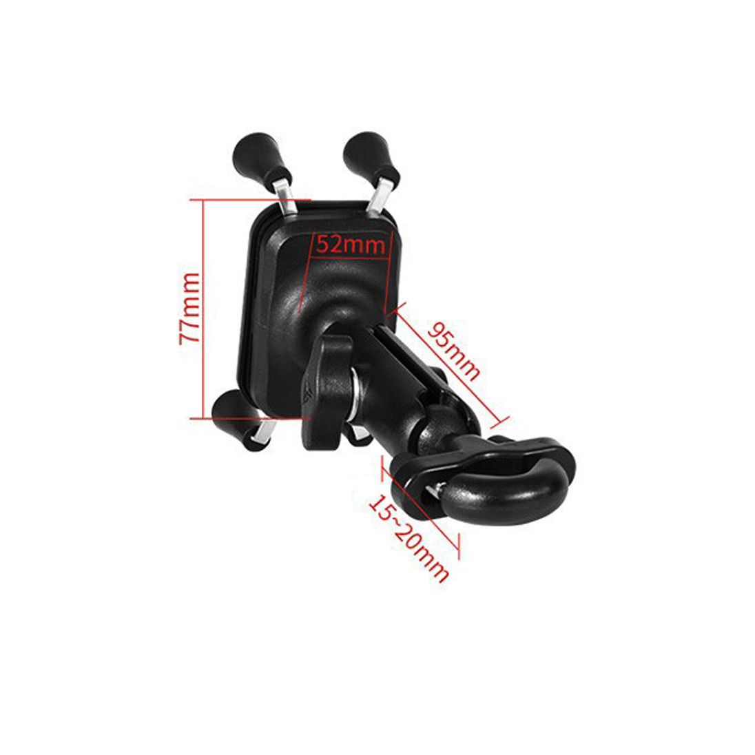 Motowolf Gidon Bağlantılı Motosiklet Bisiklet Telefon Tutucu