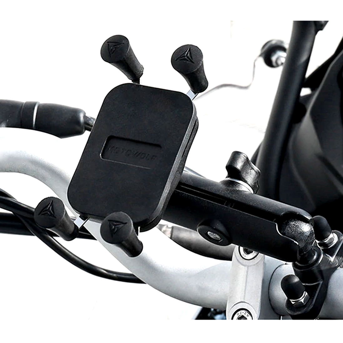 Motowolf Gidon Bağlantılı Motosiklet Bisiklet Telefon Tutucu Motowolf Gidon Bağlantılı Motosiklet Bisiklet Telefon Tutucu