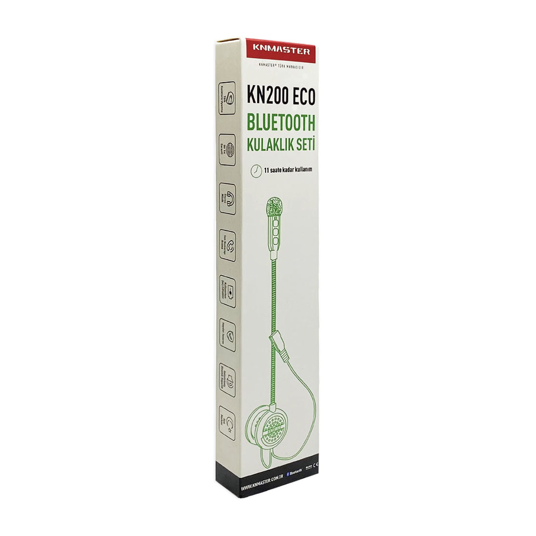KNMASTER Knmaster KN200 Eco Motosiklet Bluetooth Kulaklık Mikrofon Seti