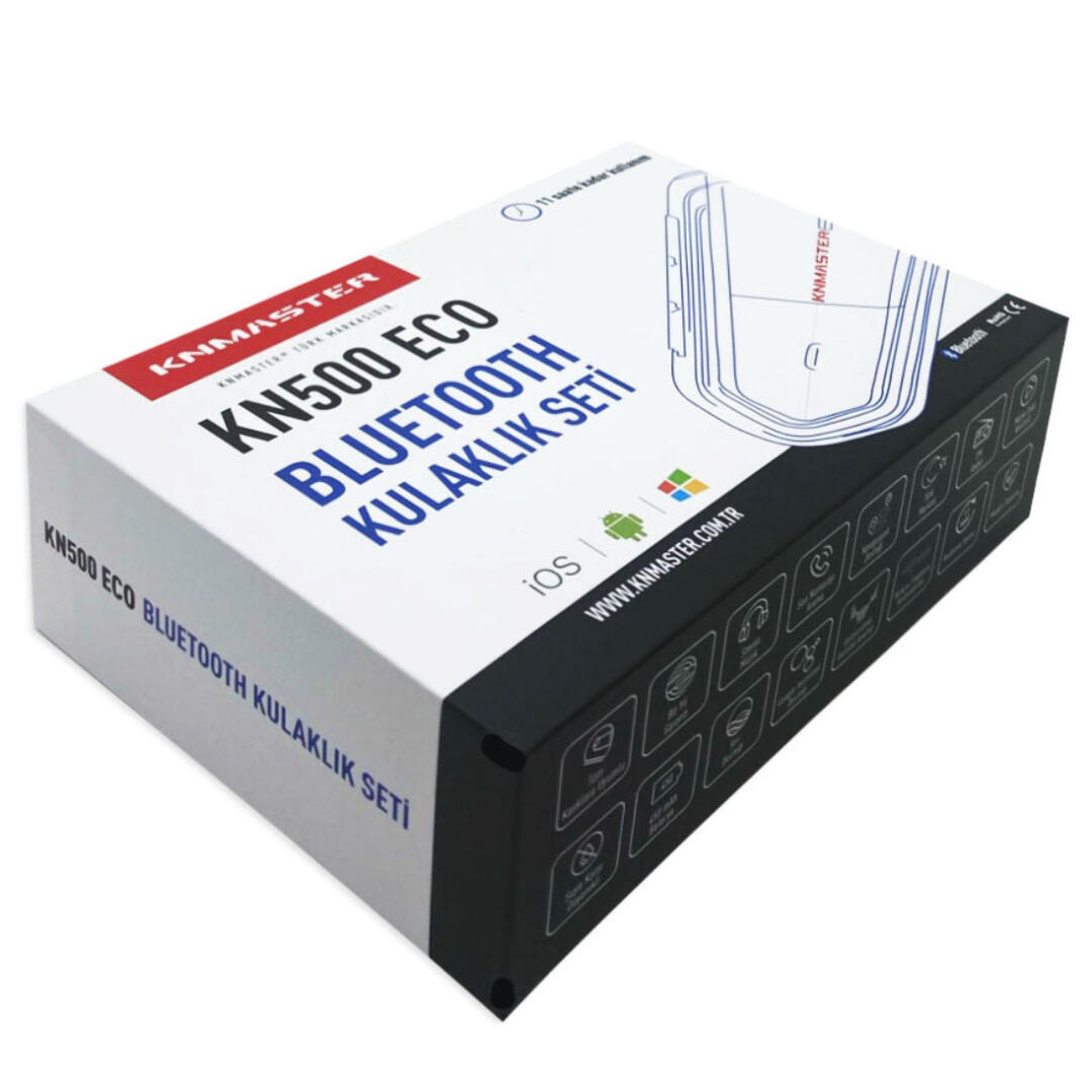 KNMASTER Knmaster KN500 Eco Motosiklet Bluetooth Kulaklık Mikrofon Seti