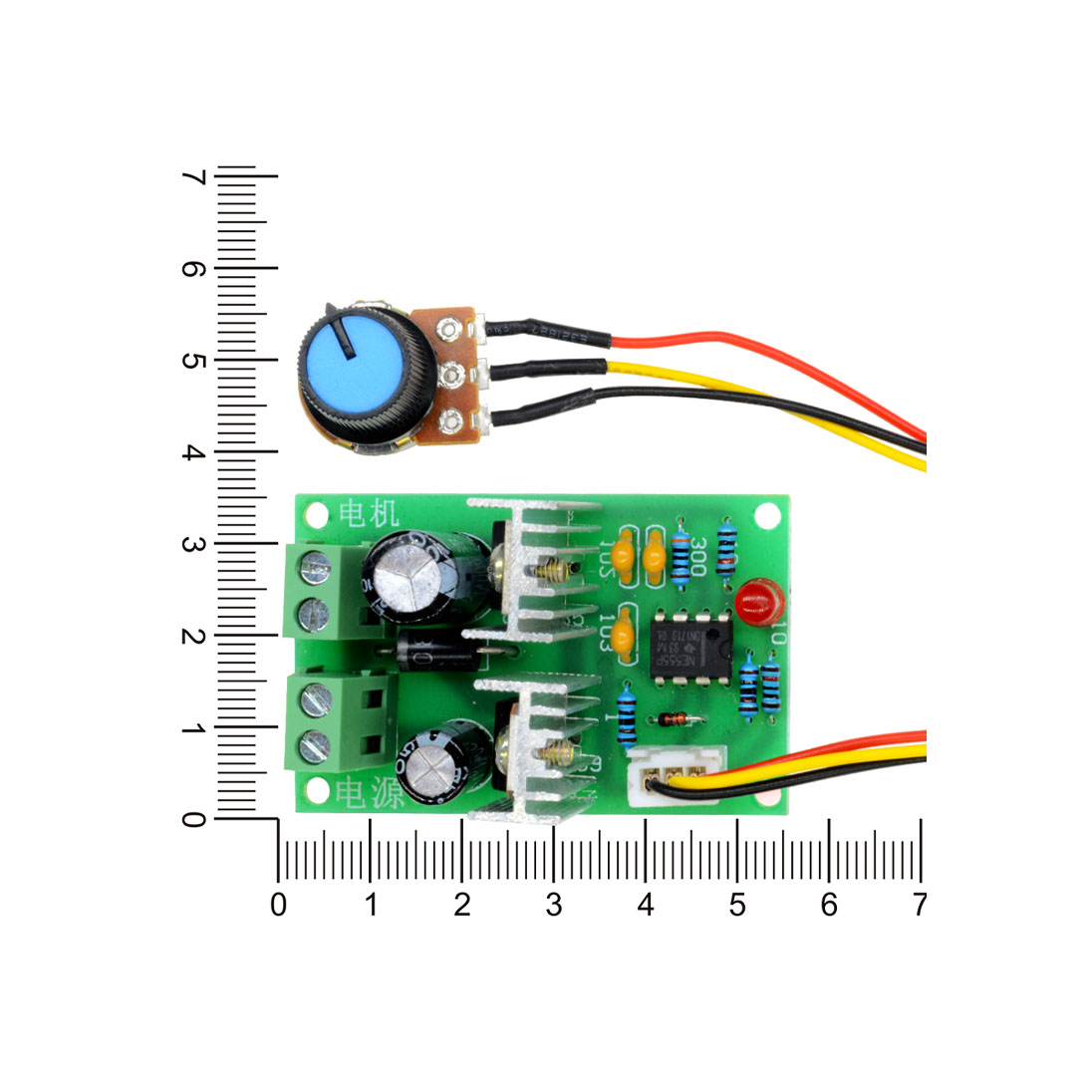 KNMASTER Knmaster PWM DC (12v 24v 36v) 10A Dimmer Hız Kontrol Devresi