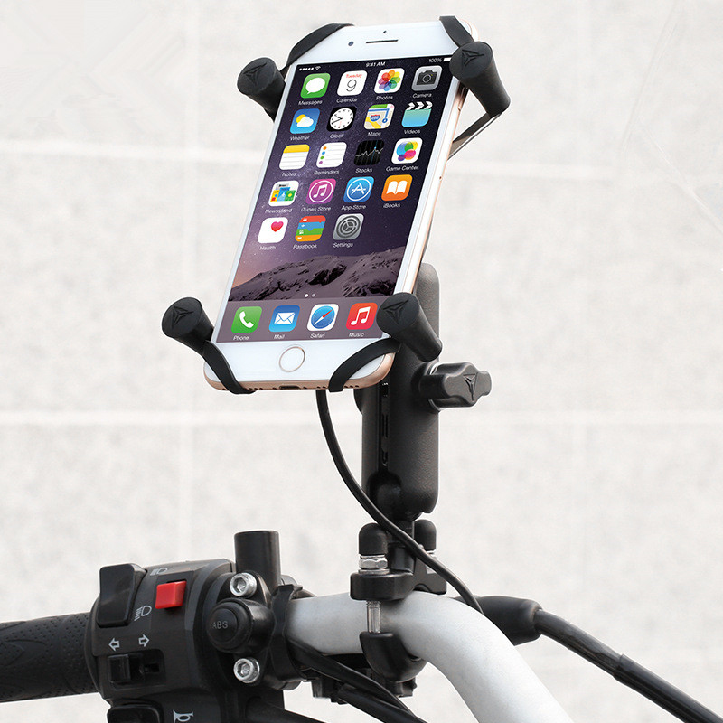 Motowolf Gidon Bağlantılı Wireless Şarjlı Telefon Tutucu