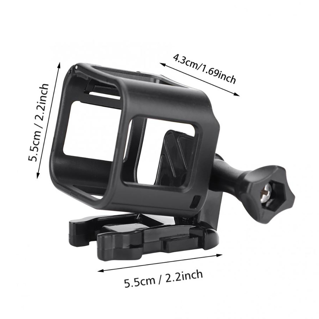 KNMASTER GoPro Session 4 / 5 Uyumlu Açılı Frame Çerçeve