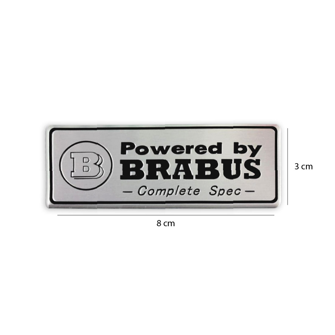 KNMASTER Powered by Brabus Alüminyum Sticker Yapıştırma