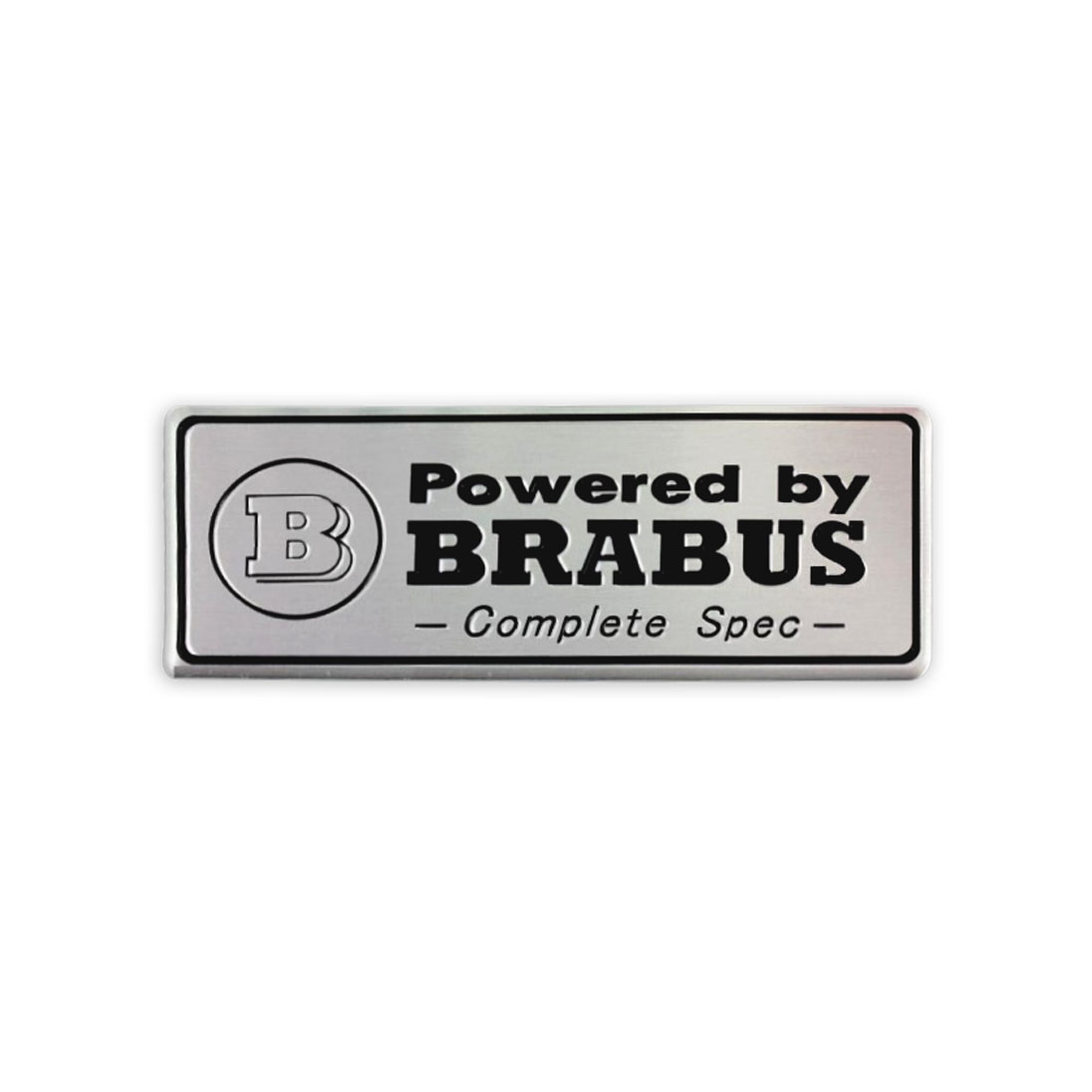 KNMASTER Powered by Brabus Alüminyum Sticker Yapıştırma