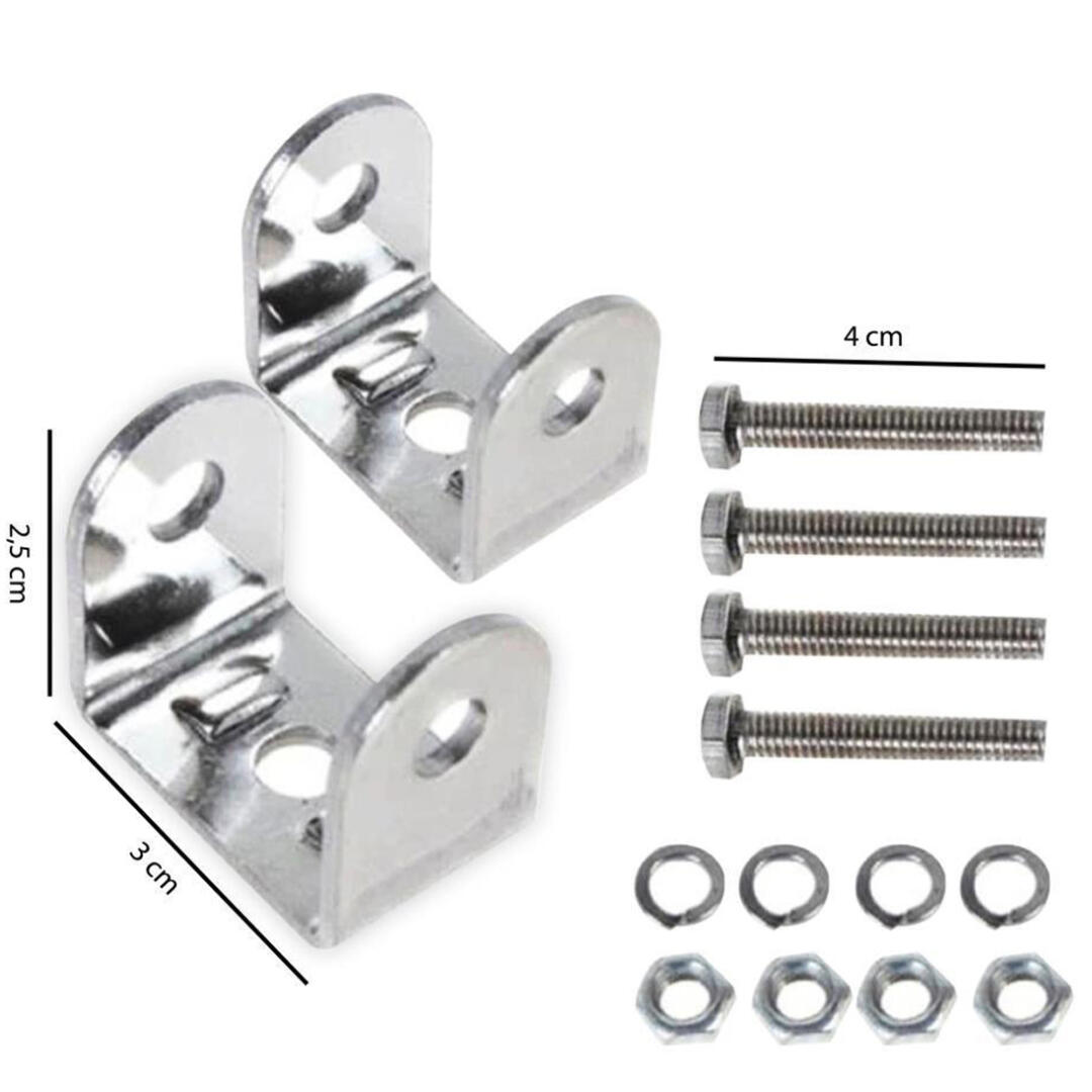KNMASTER Knmaster U Tipi Sis Farı Montaj Ayağı Takımı (3×2.5cm)