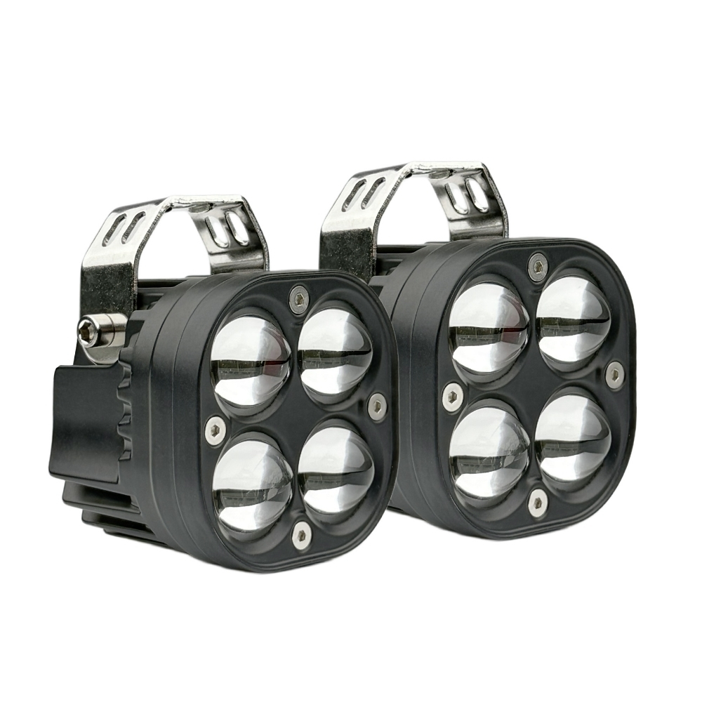 KNMASTER OLDIE 35W 2 Renkli Motosiklet LED Sis Farı