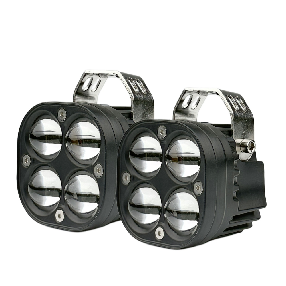 KNMASTER OLDIE 35W 2 Renkli Motosiklet LED Sis Farı