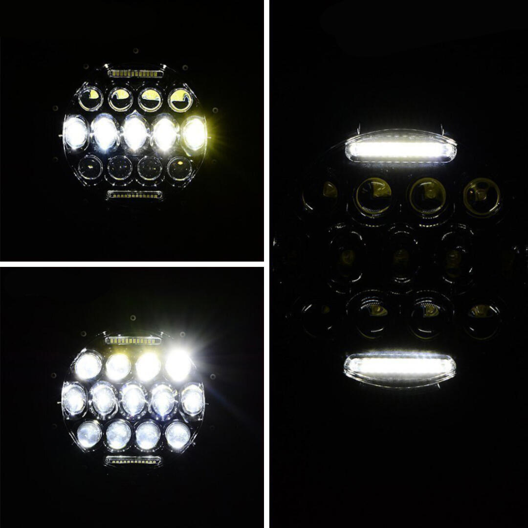 KNMASTER Knmaster Kübel DRL Motosiklet / Off Road / Otomobil Led Farı
