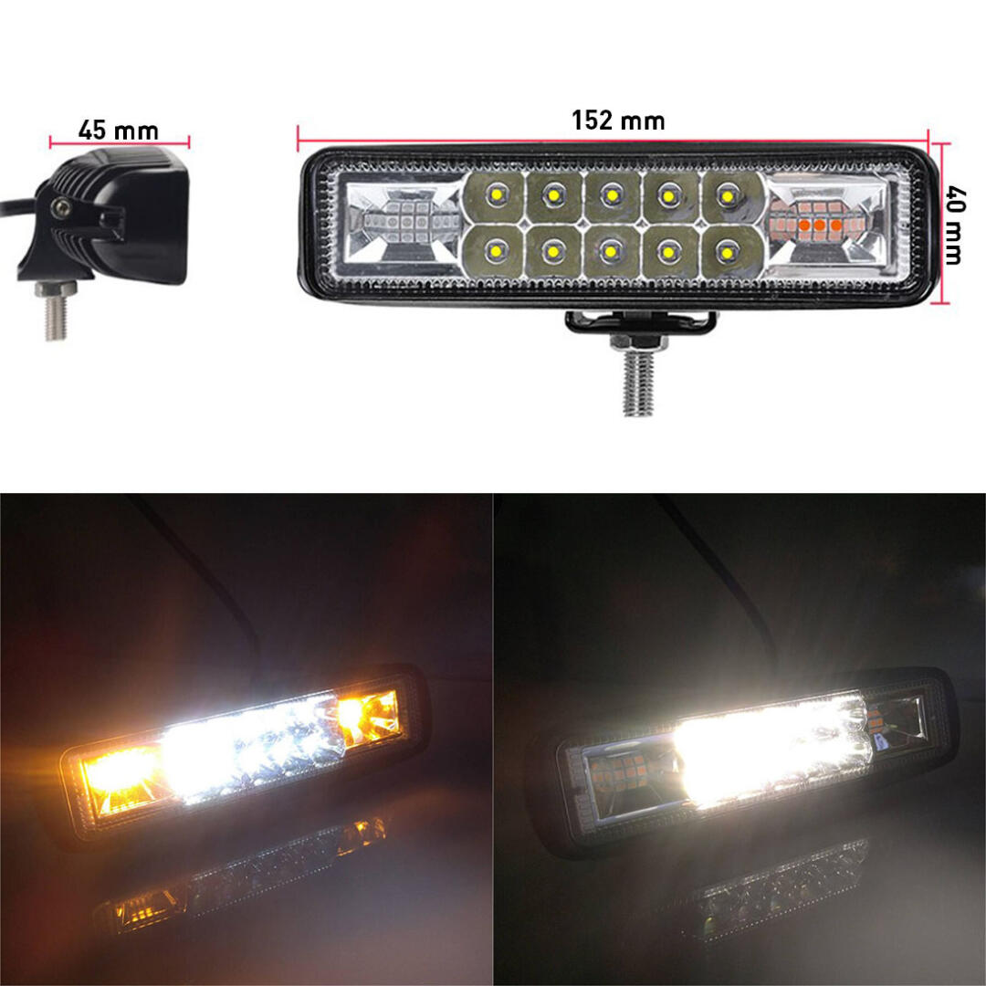 KNMASTER Knmaster Rolana 60W Çakarlı Motosiklet / Off Road Led Sis Farı