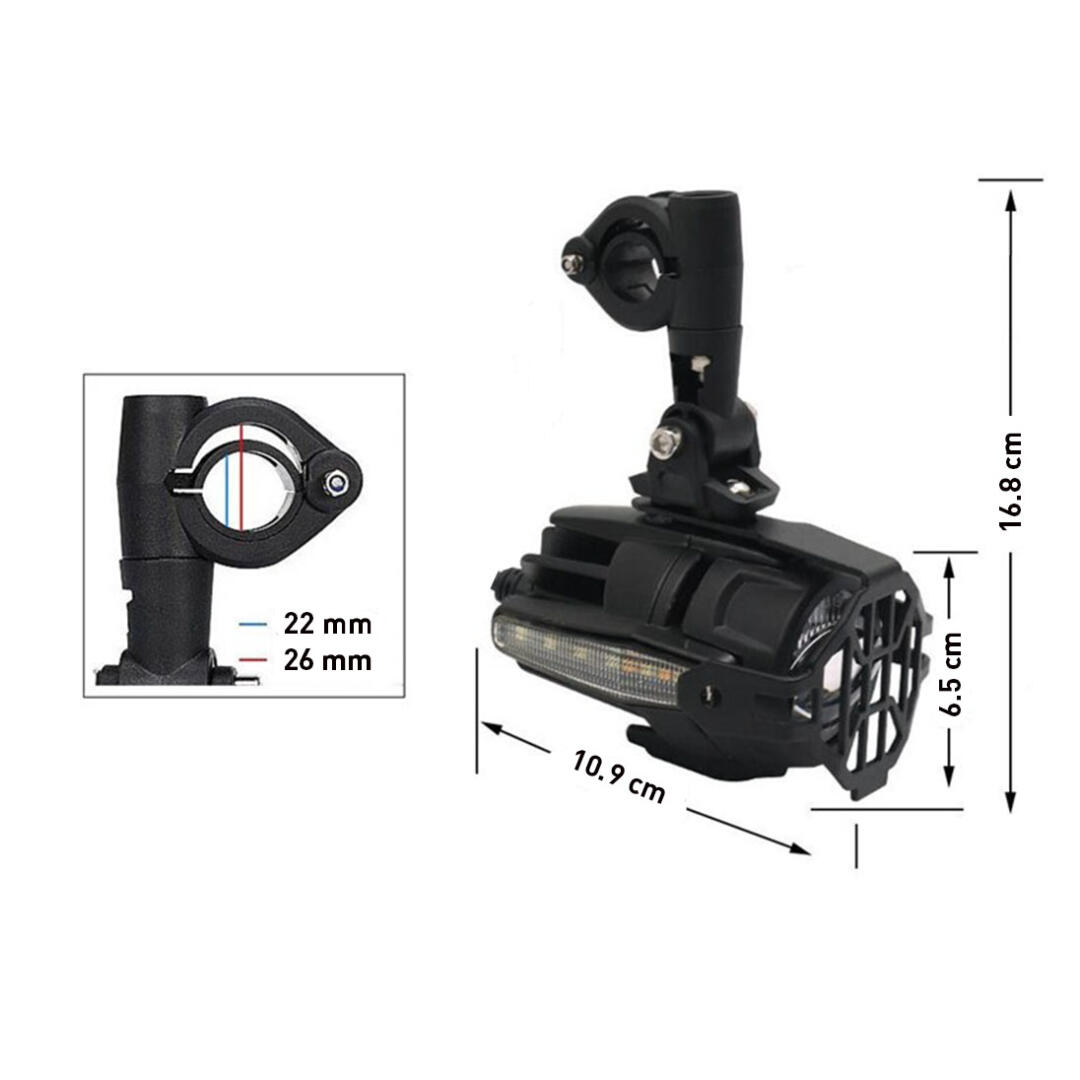KNMASTER Knmaster Monster 40W BMW Motosiklet Led Sis Farı