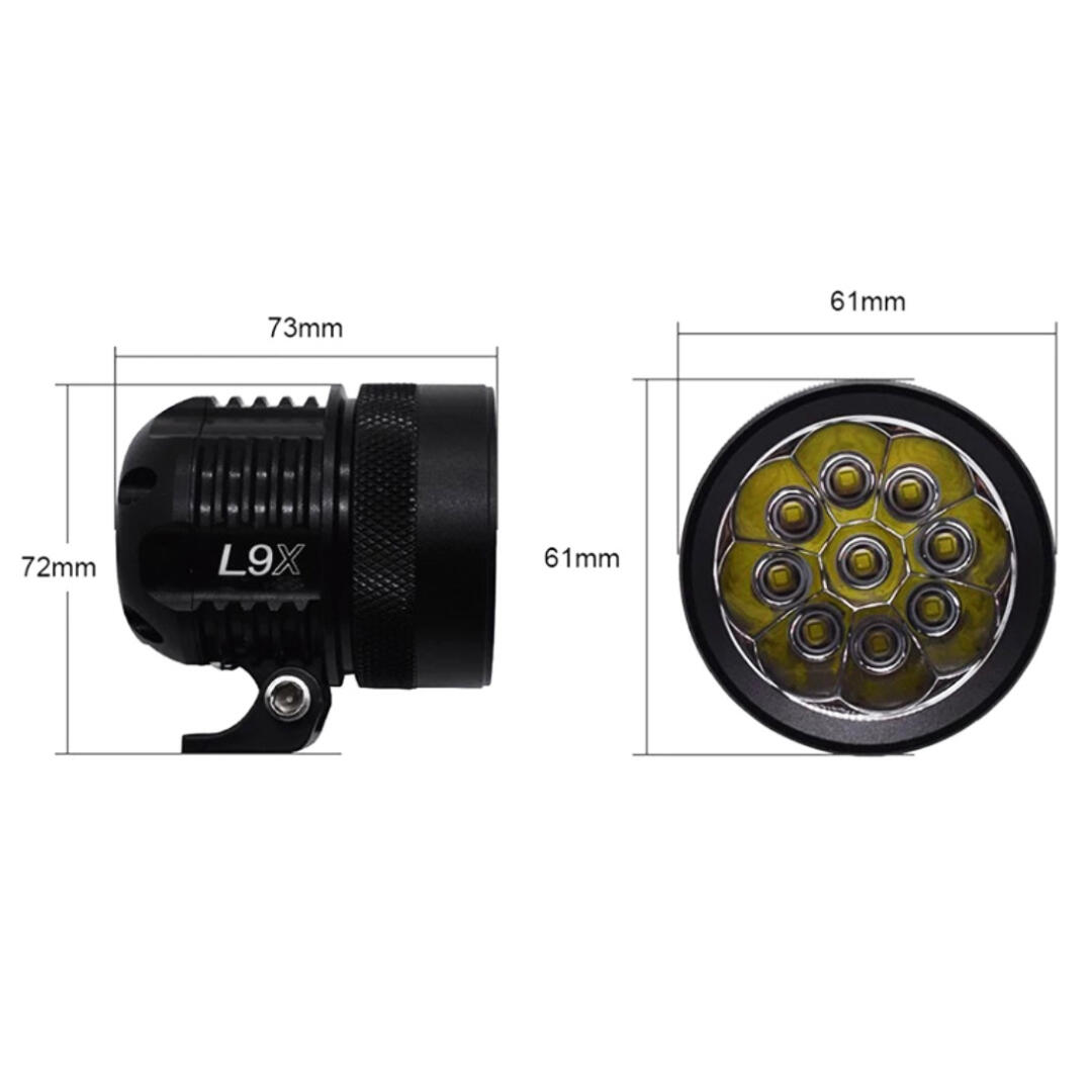 KNMASTER Knmaster Alien 27W Motosiklet Led Sis Farı