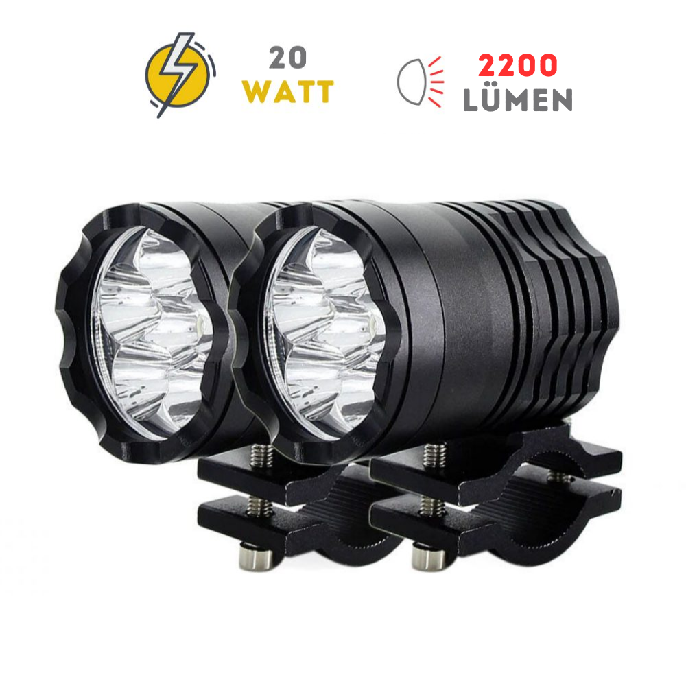 KNMASTER Knmaster Fighter 20W Motosiklet Led Sis Farı