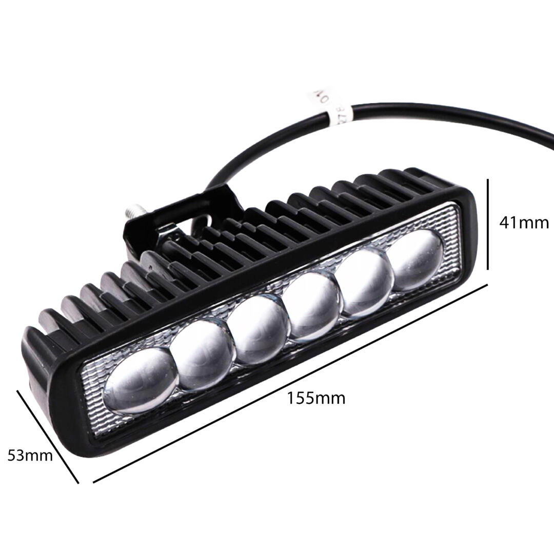 KNMASTER Knmaster Olana 18W 6 Ledli Motosiklet / Off Road Led Sis Farı