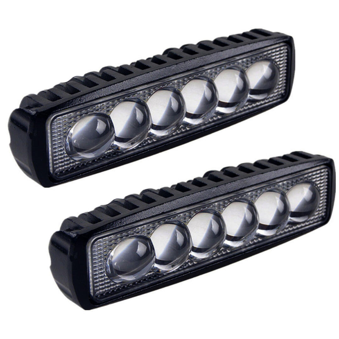 KNMASTER Knmaster Olana 18W 6 Ledli Motosiklet / Off Road Led Sis Farı