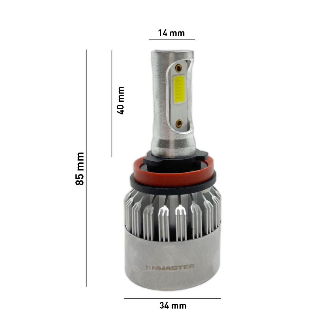 KNMASTER Knmaster LA-200 Evrensel H11 Led Far Ampulü