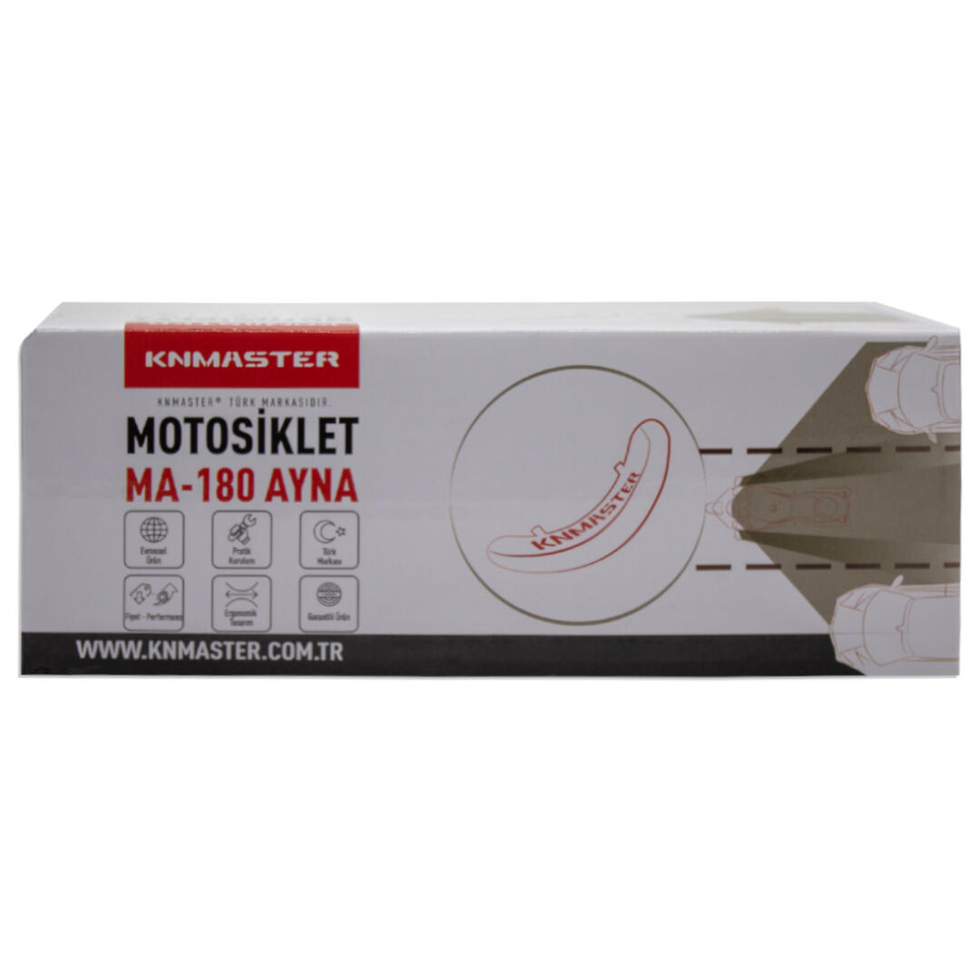 KNMASTER Knmaster Evrensel MA-180 Motosiklet Kör Nokta Aynası