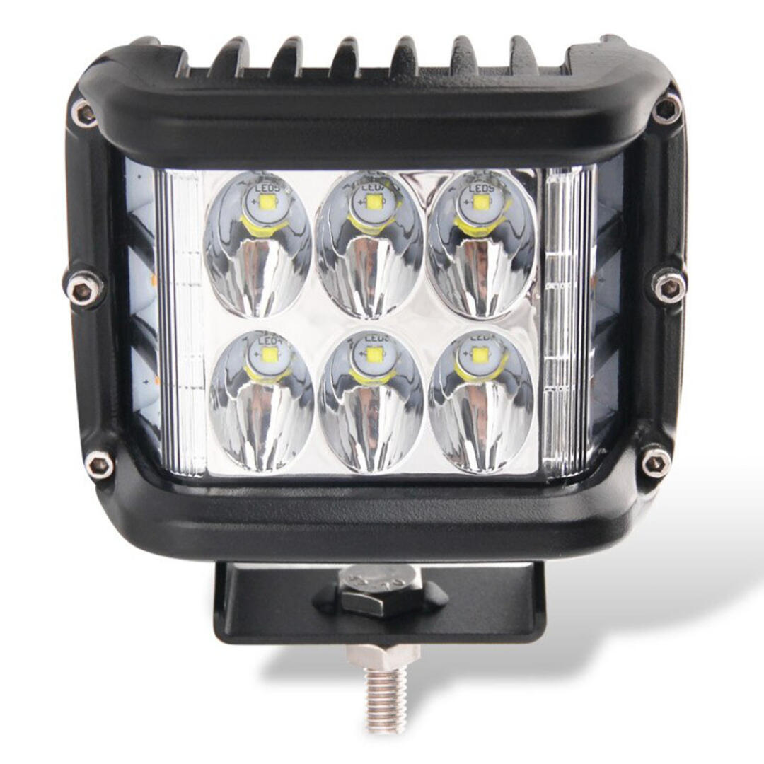 KNMASTER Knmaster Tornado Turuncu Sinyalli 60W Çakarlı Motosiklet / Off Road Sis Farı Beyaz