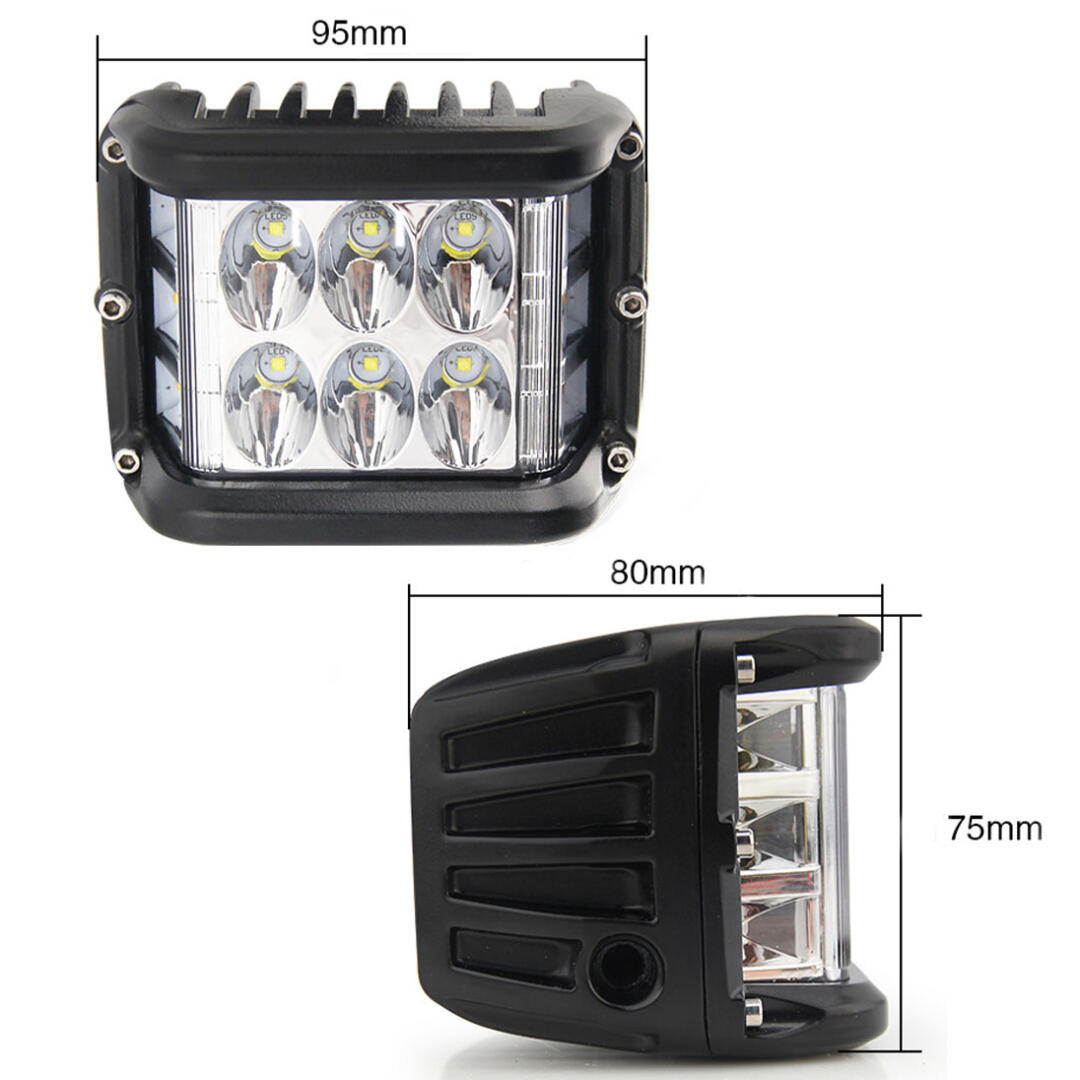 KNMASTER Knmaster Tornado Turuncu Sinyalli 60W Çakarlı Motosiklet / Off Road Sis Farı Beyaz