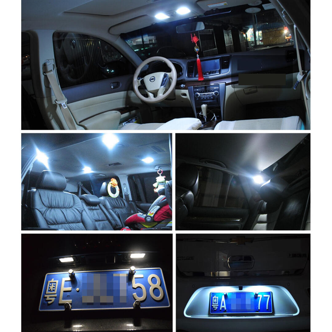 KNMASTER Festoon 5050 Smd 3 Ledli Beyaz Led