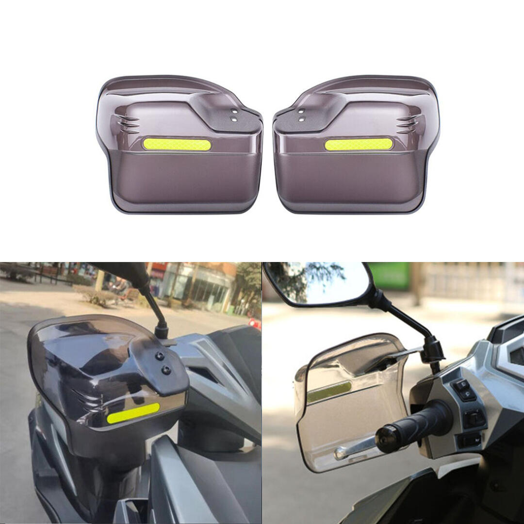 KNMASTER Knmaster Evrensel Reflektörlü Motosiklet Elcik Koruma Takımı Şeffaf 