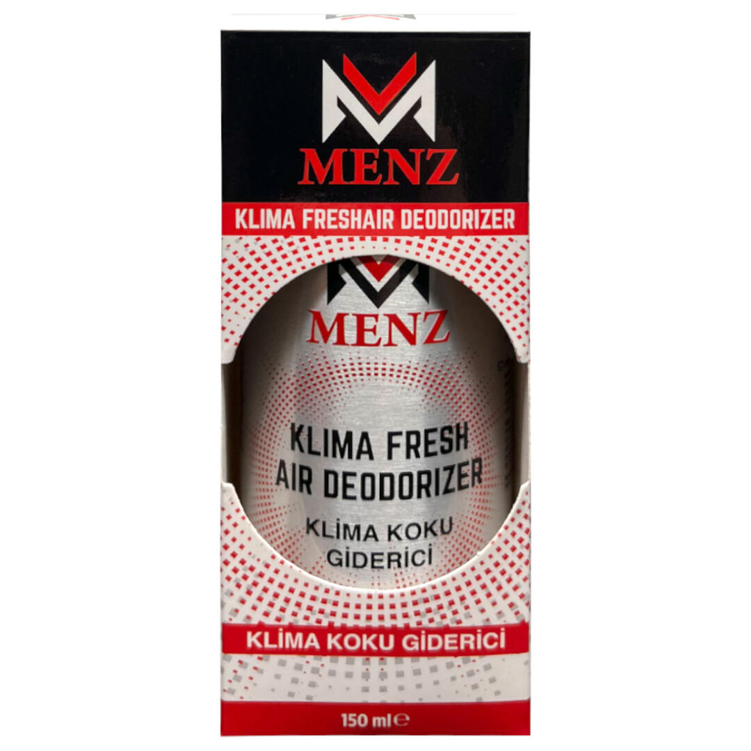 Menz Araç İçi Klima Koku Giderici Quick Fresh Tazeleme Spreyi 150ml Koku Bombası Limon Aromalı