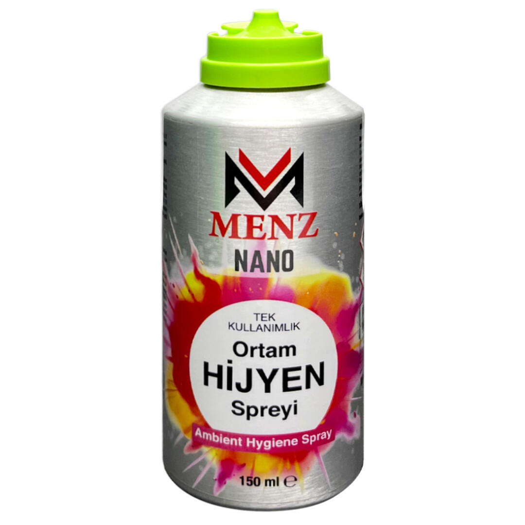 Menz Araç İçi Klima Koku Giderici Nano Gümüş Quick Fresh Tazeleme Spreyi Koku Bombası 150ml