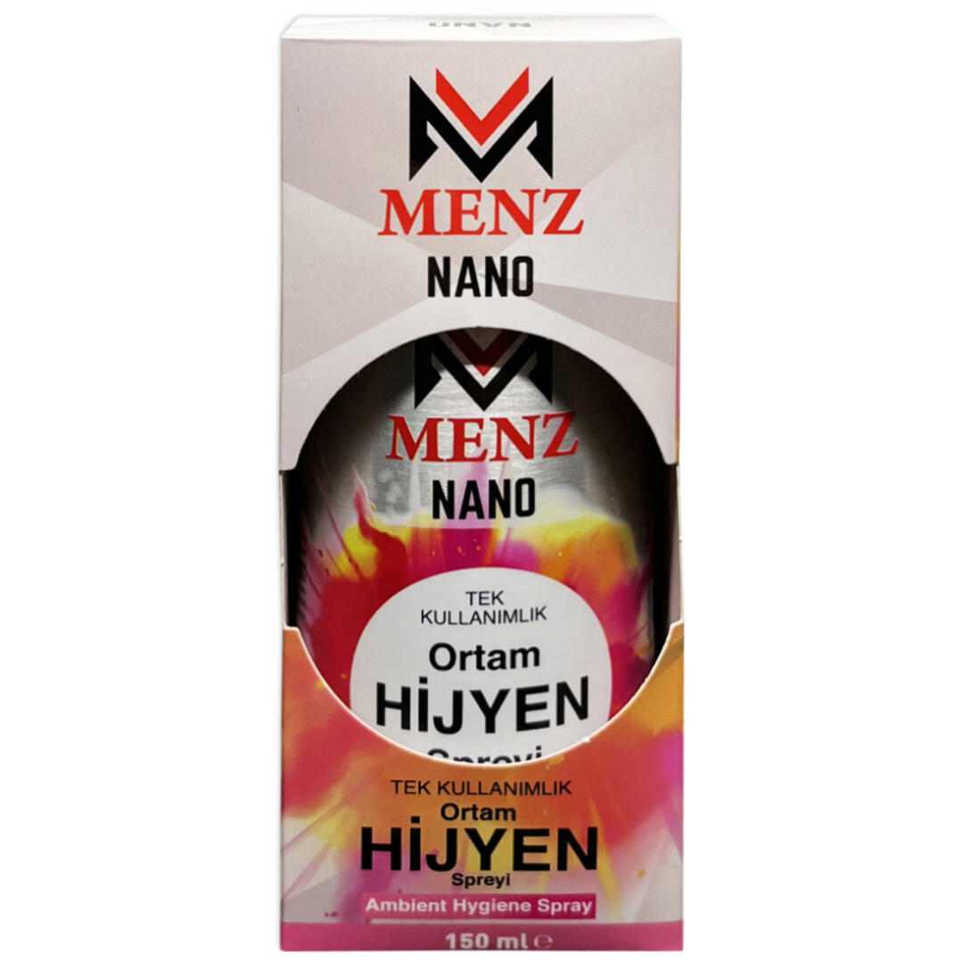 Menz Araç İçi Klima Koku Giderici Nano Gümüş Quick Fresh Tazeleme Spreyi Koku Bombası 150ml