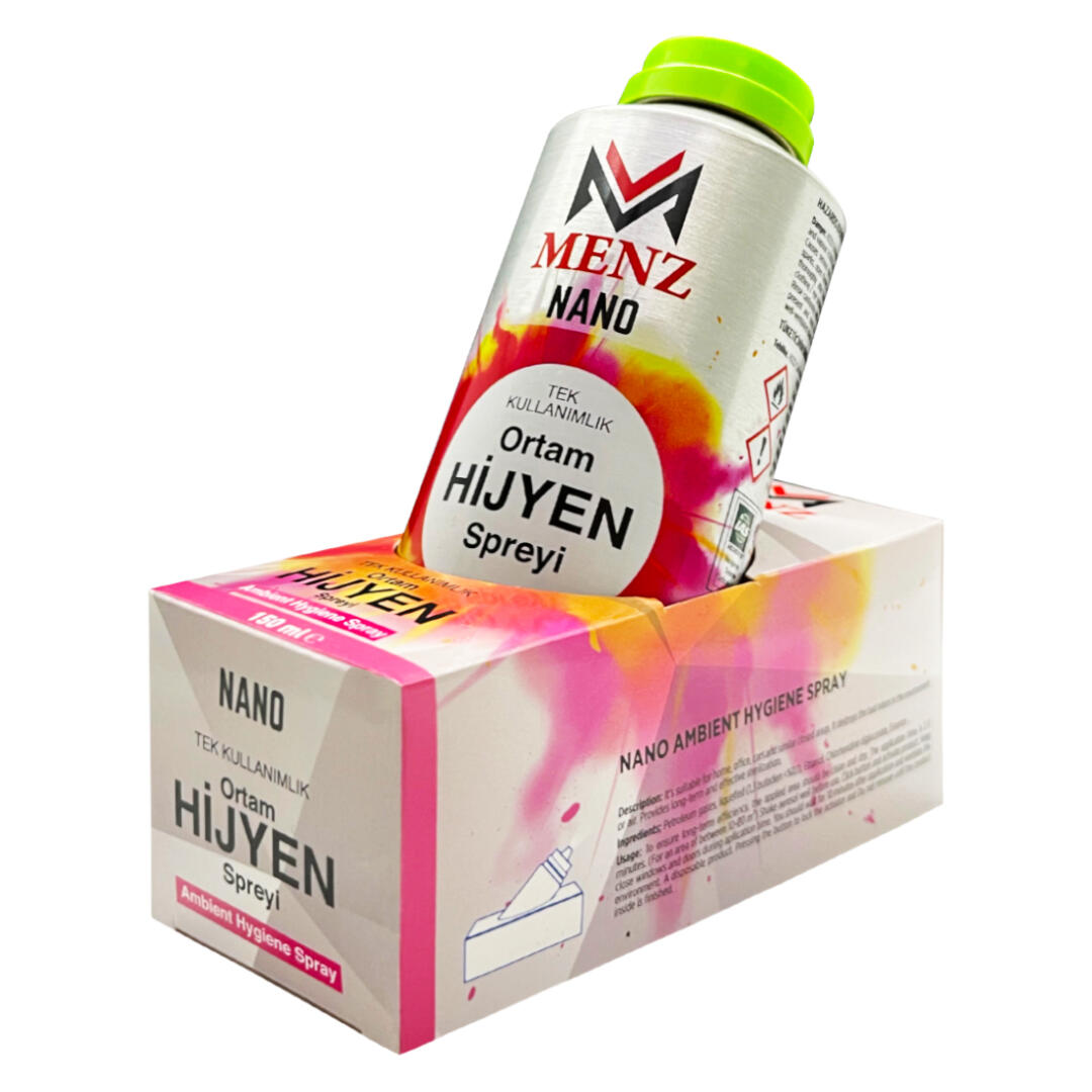 Menz Araç İçi Klima Koku Giderici Nano Gümüş Quick Fresh Tazeleme Spreyi Koku Bombası 150ml