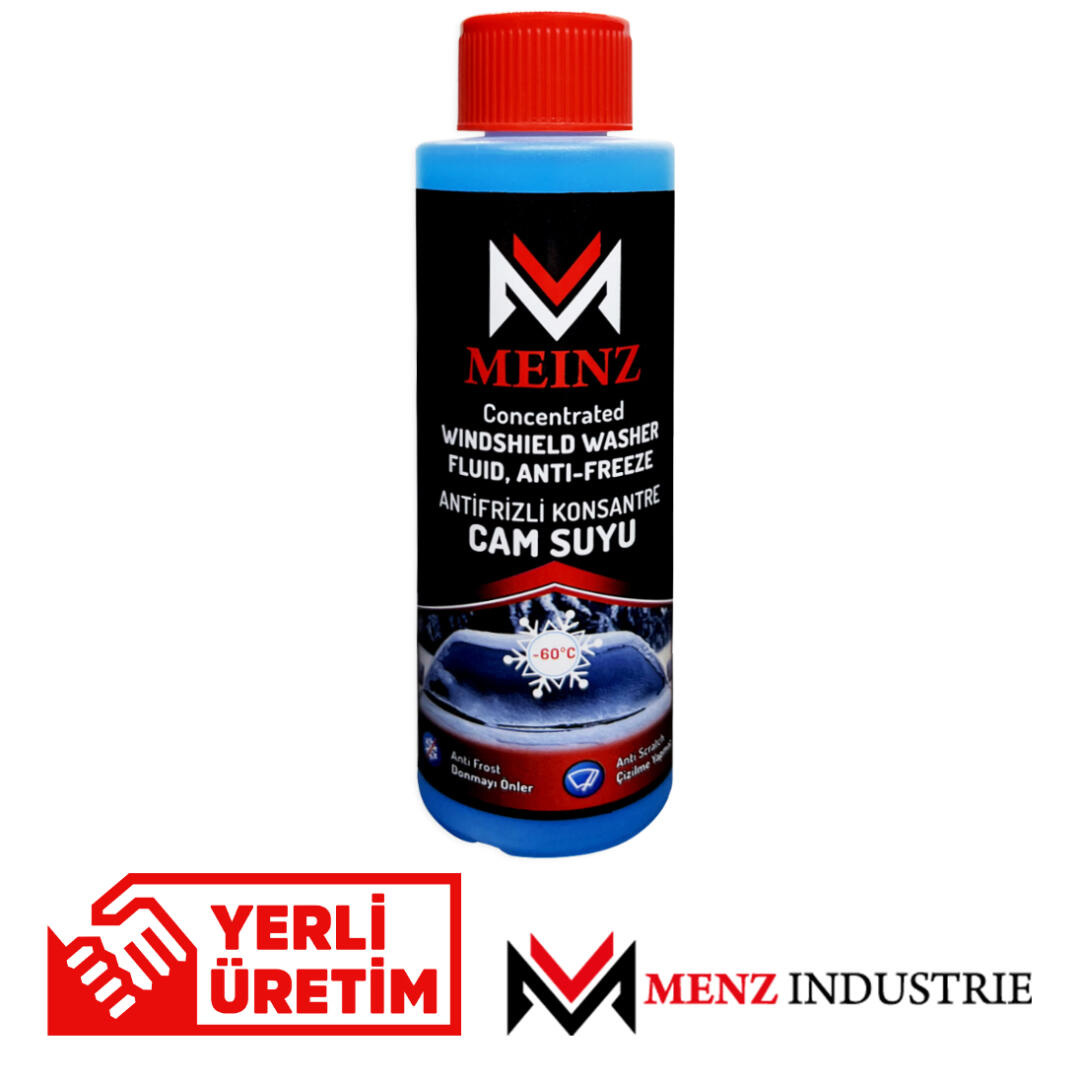 Menz Oto Araç Antifiriz Konsantre -60° Kokulu Silecek Cam Suyu 250ml