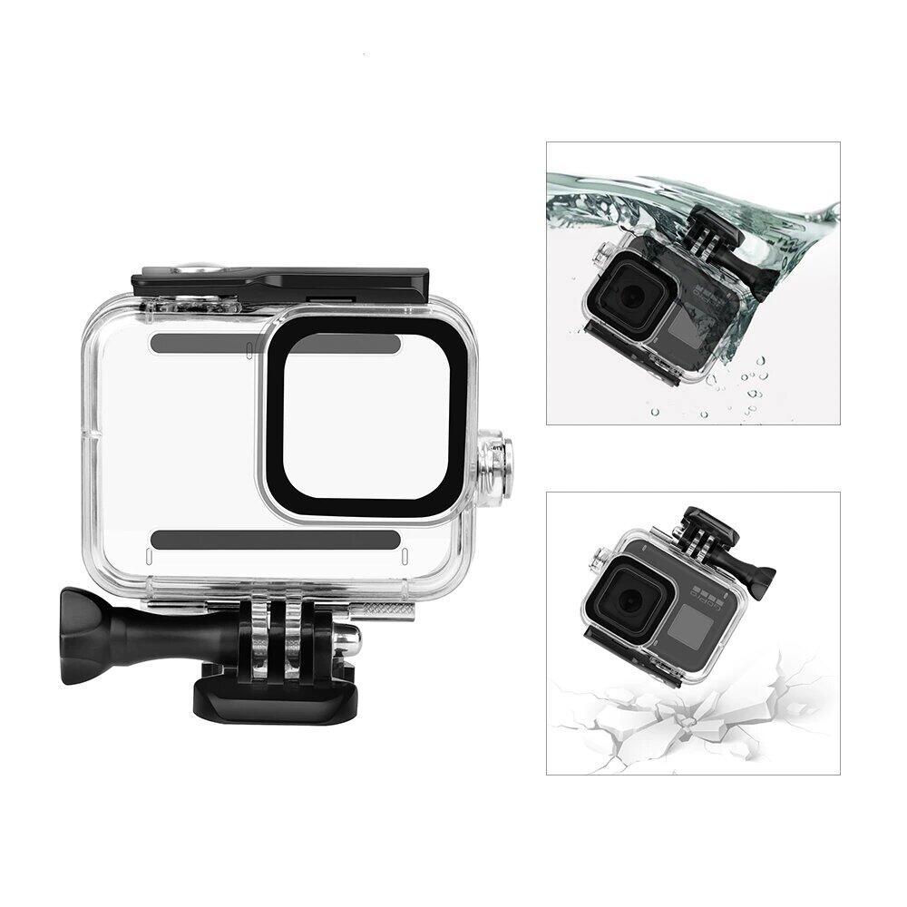 KNMASTER GoPro Hero 9 / 10 / 11 / 12 / 13 Black Uyumlu 60M Su Geçirmez Kılıf Housing