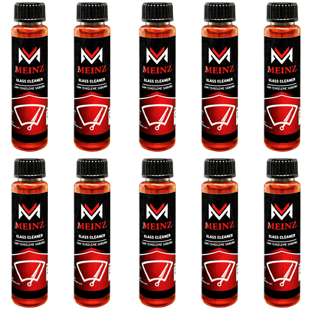 Menz Oto Konsantre Cam Suyu Temizleme Sabunu 30ml 10 Adet