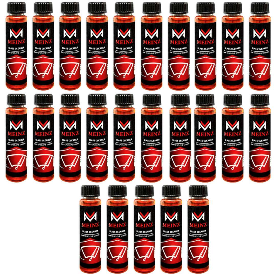Menz Oto Konsantre Cam Suyu Temizleme Sabunu 30ml 25 Adet
