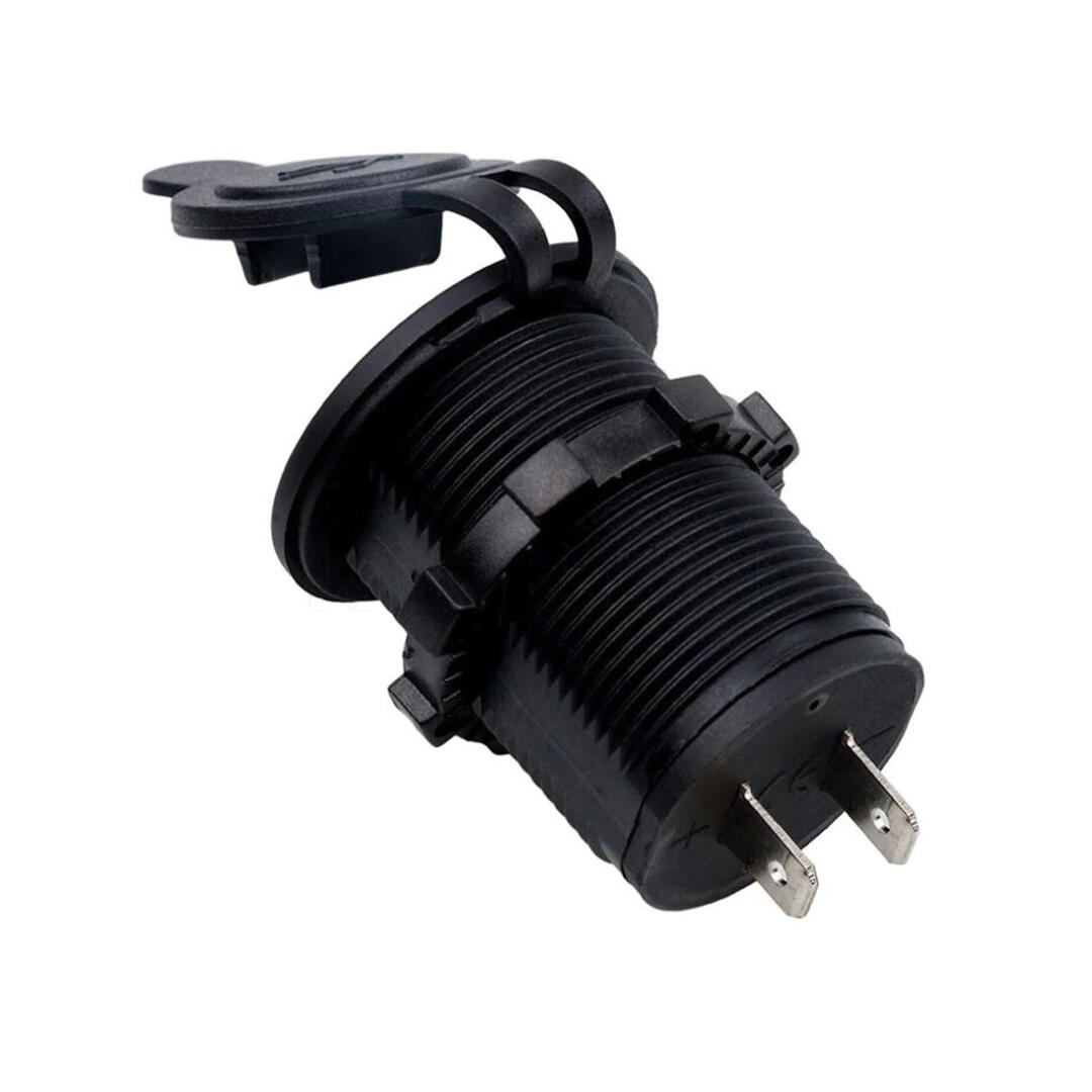 KNMASTER Knmaster Evrensel Marin Tipi Kırmızı Ledli Çift Usb ve Tek Hızlı Şarjlı Soket