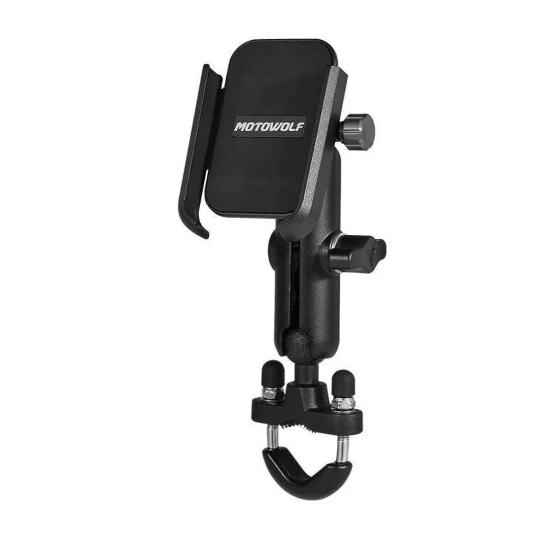 Motowolf Gidon Bağlantılı Motosiklet Bisiklet Telefon Tutucu Ayarlanabilir
